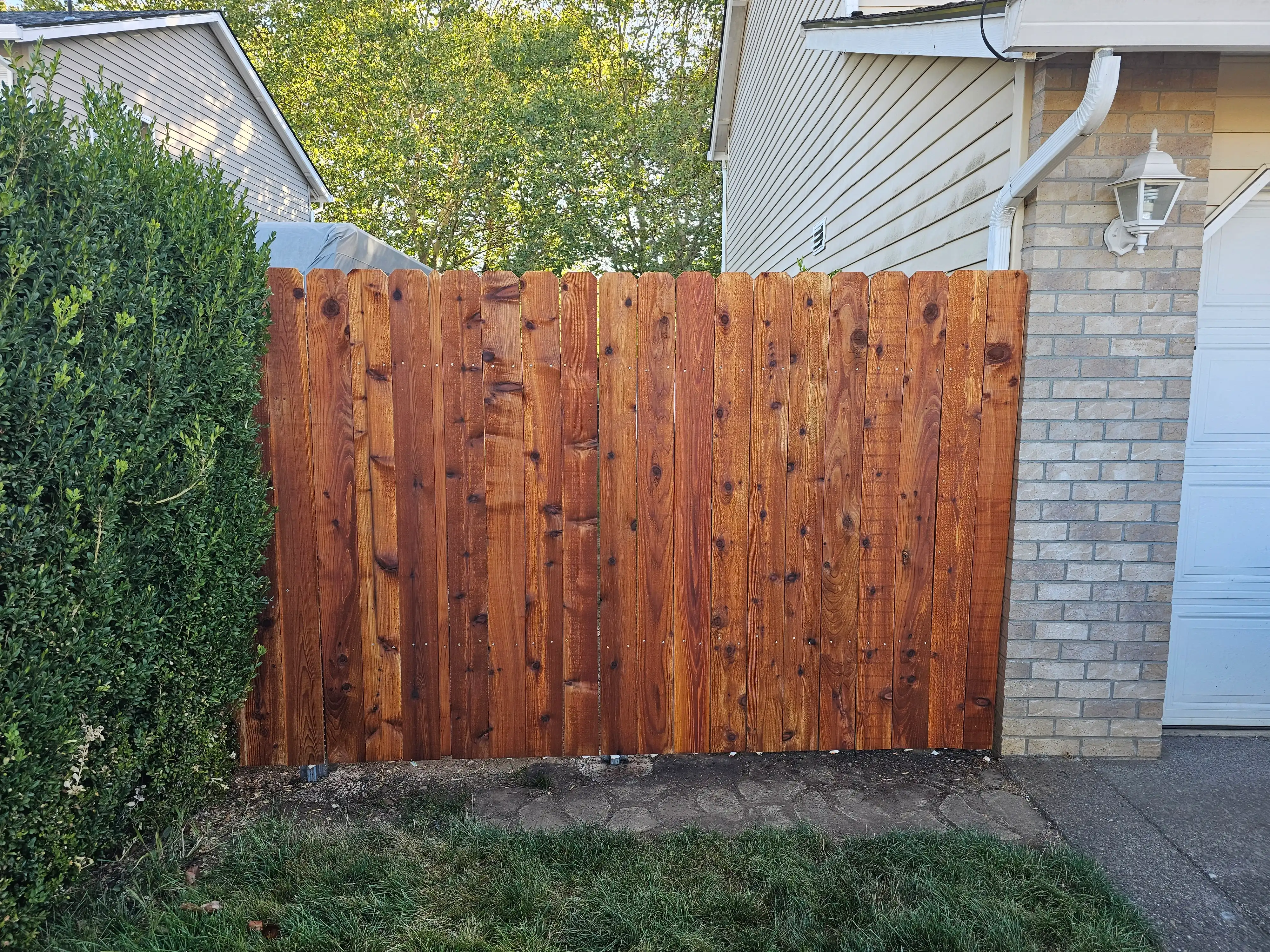 A very nice looking fence.