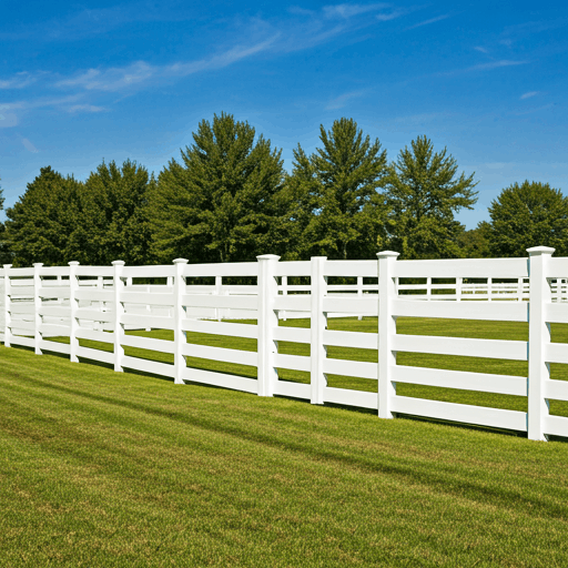 Ranch Rail Vinyl Fence