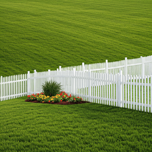 Vinyl fence